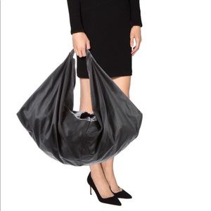 Maison Martin Margiela Black leather HOBO bag RARE